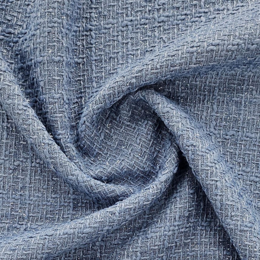 MHC WORLD TWEED FABRIC Sky Blue Tweed Fabric 150cm