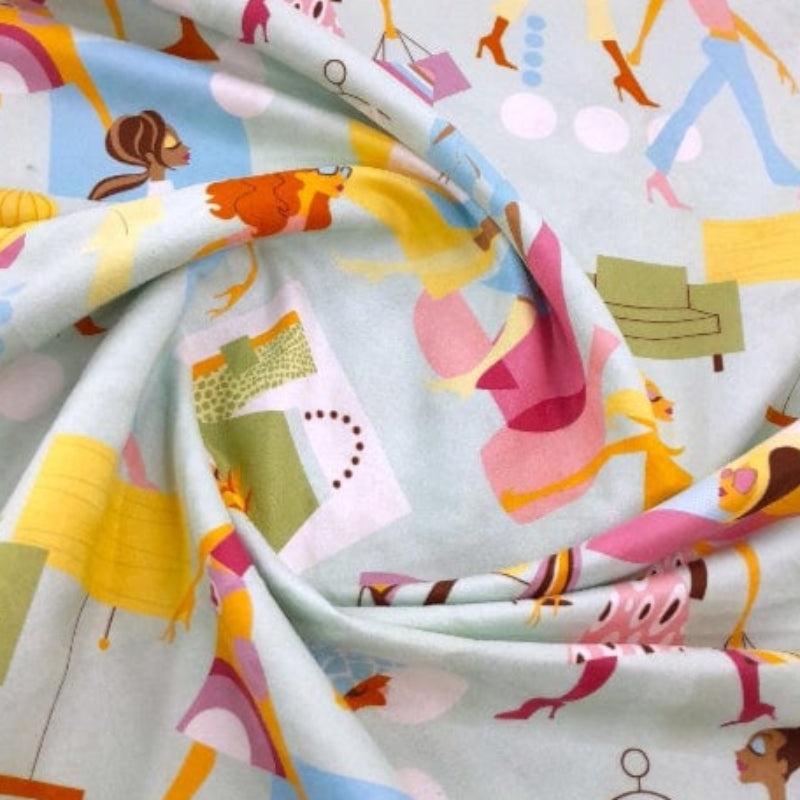 MHC WORLD Upholstery Fabric Printed Upholstery Suede Couline 140 cm