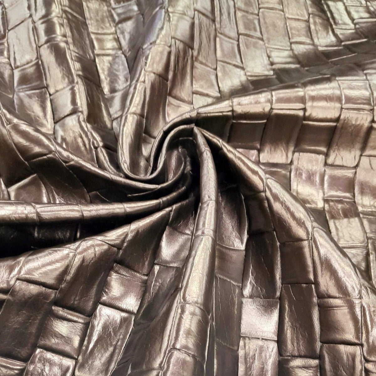 MHC World Upholstery Fabrics Bronze Pu Vinyl Upholstery Kemer Collection 140 cm