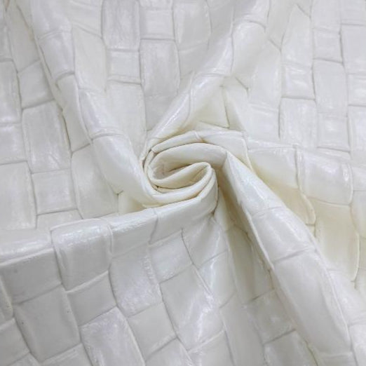 MHC World Upholstery Fabrics Cream Pu Vinyl Upholstery Kemer Collection 140 cm