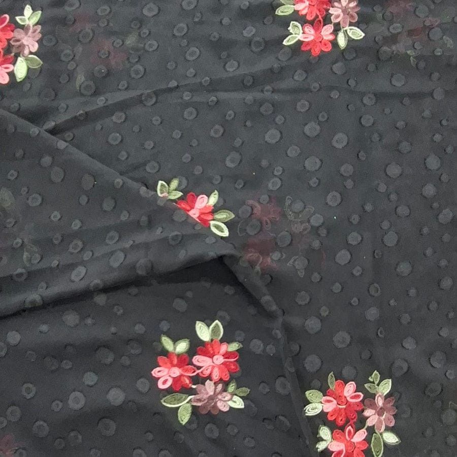 MHC WORLD Uragari+EMB Carnation Black Uragari+EMB Carnation Black