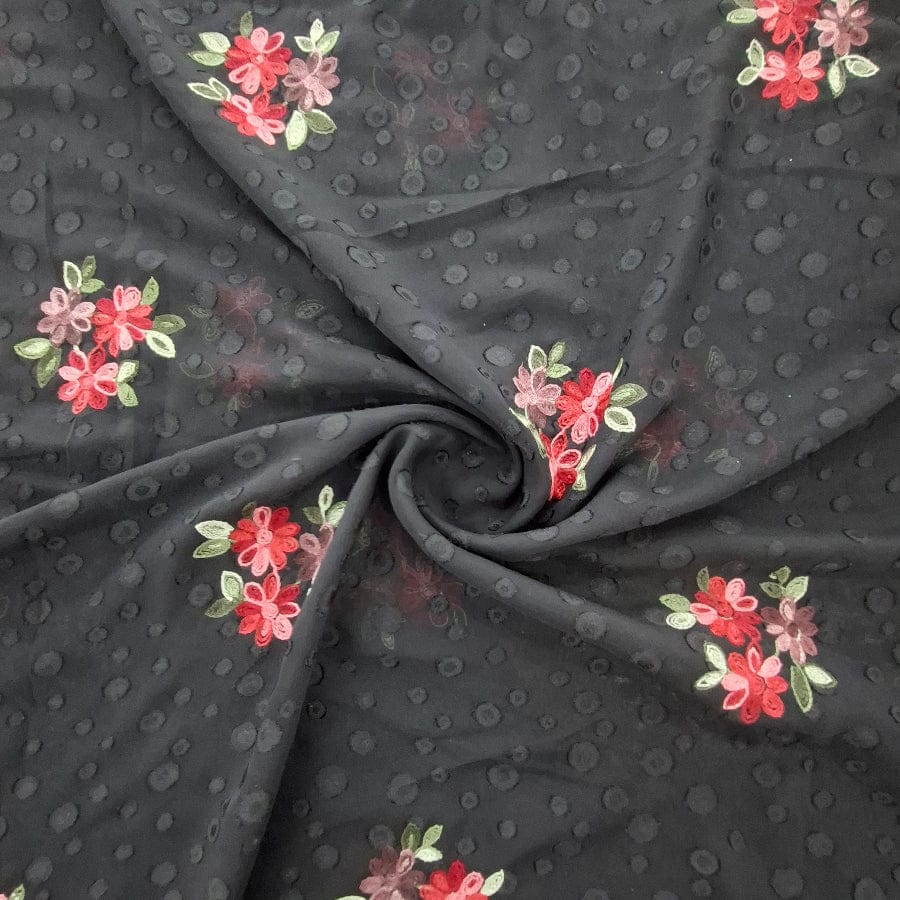 MHC WORLD Uragari+EMB Carnation Black Uragari+EMB Carnation Black