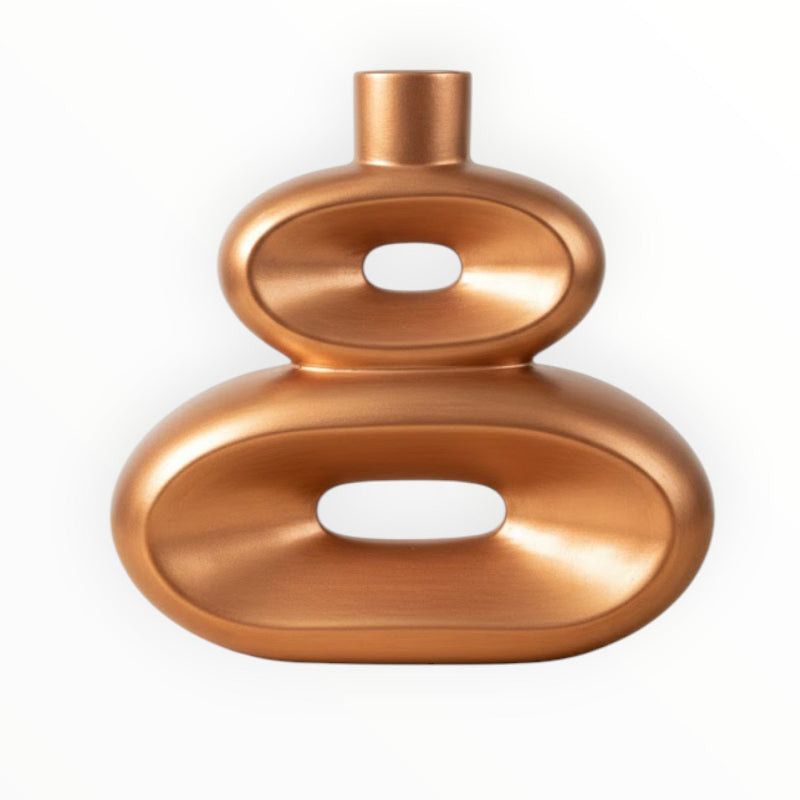 MHC World vases & ornaments Vase Copper AC HD2897 6X30cm