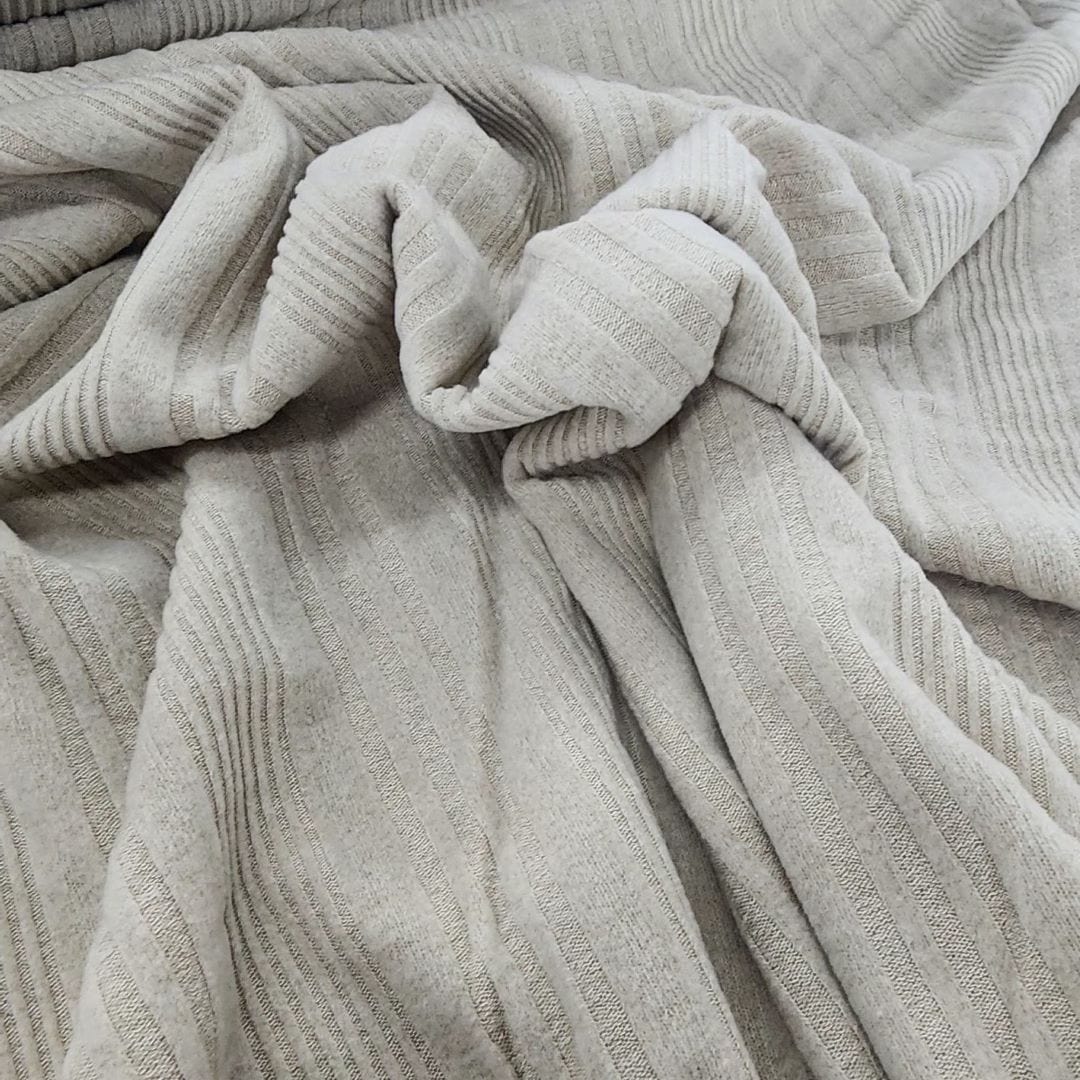 MHC World Verrigated Brushed Jersey Knit Fabric Butter 150cm (7508804567129)