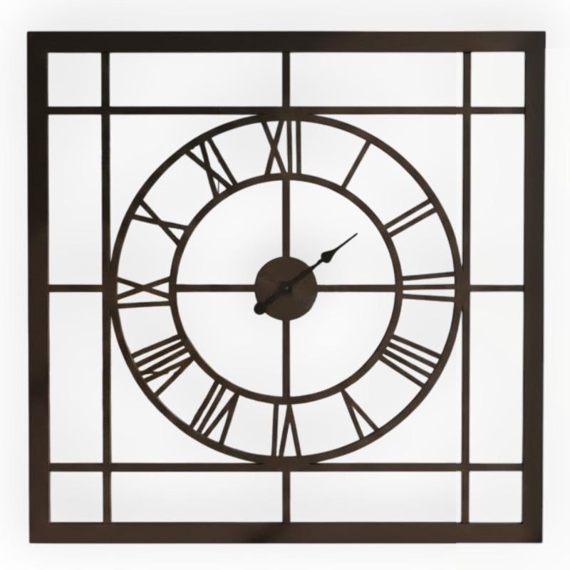 MHC World wall art & mirrors Mirror Clock Black MRR275