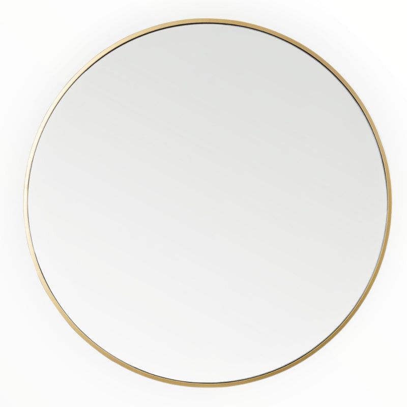 MHC World wall art & mirrors Mirror Round Gold ASM009