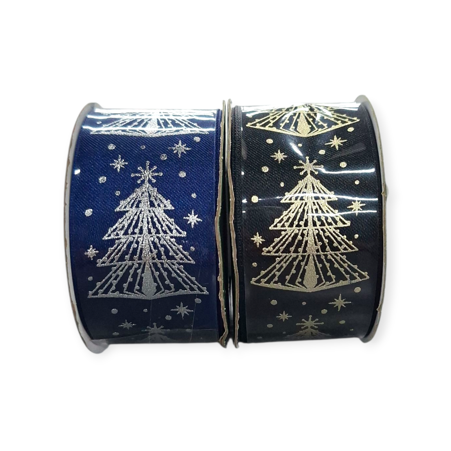 MHC WORLD Wired Xmas Tree Taffeta 60mm Wired Xmas Tree Taffeta 60mm