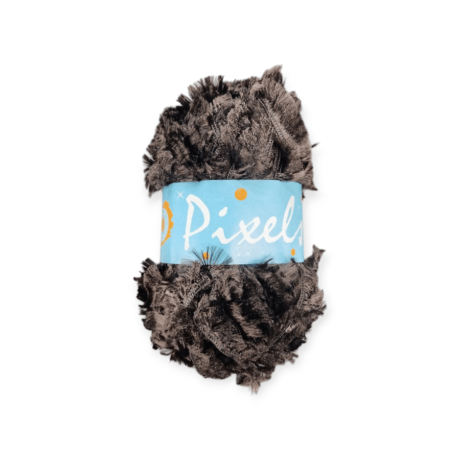 MHC WORLD wood Brown Pixels Wool 50g