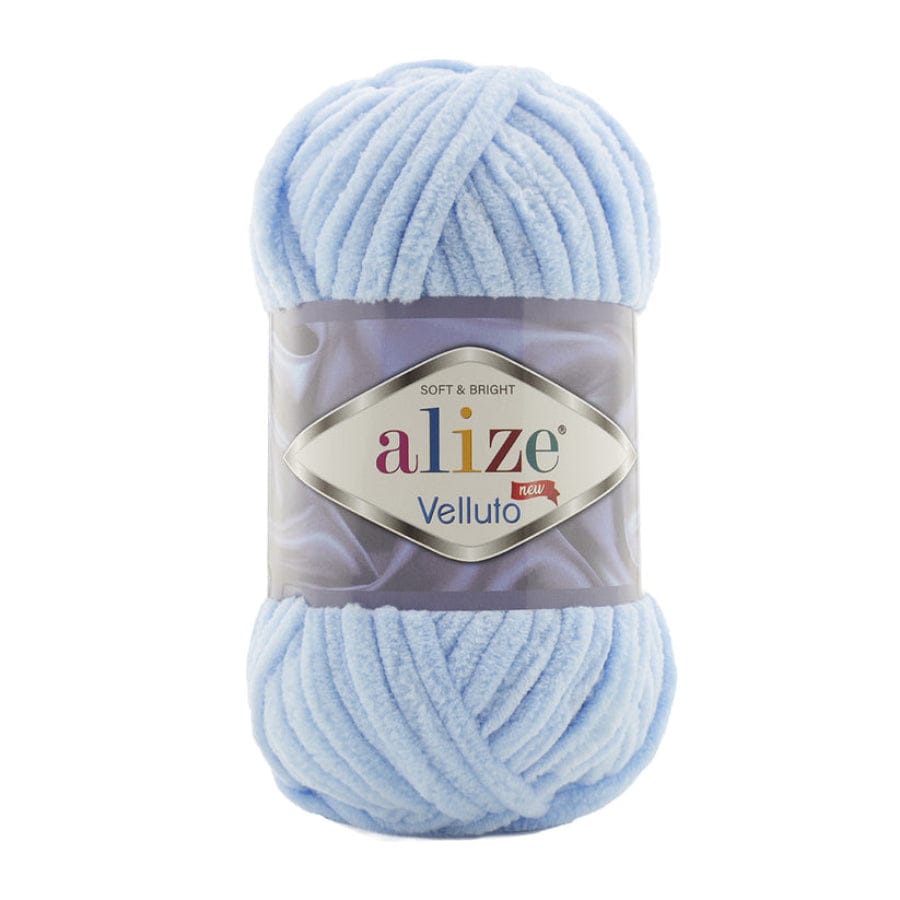 MHC WORLD Wool Baby Blue Velluto Wool 100g