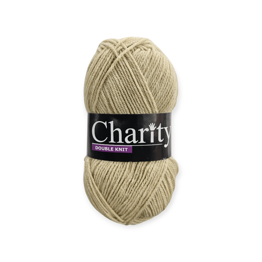 MHC WORLD Wool Beige Charity DK Pullskein Wool 100g