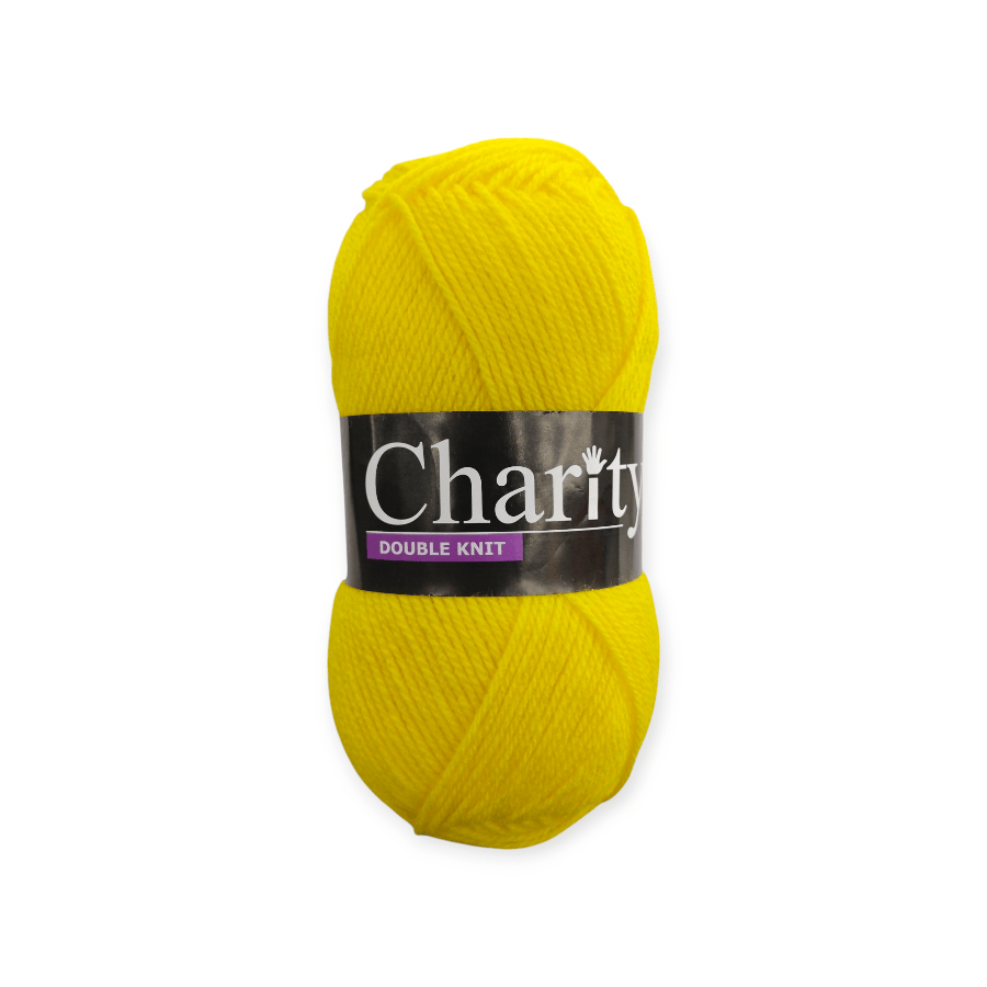 MHC WORLD Wool Chiefs Yellow Charity DK Pullskein Wool 100g