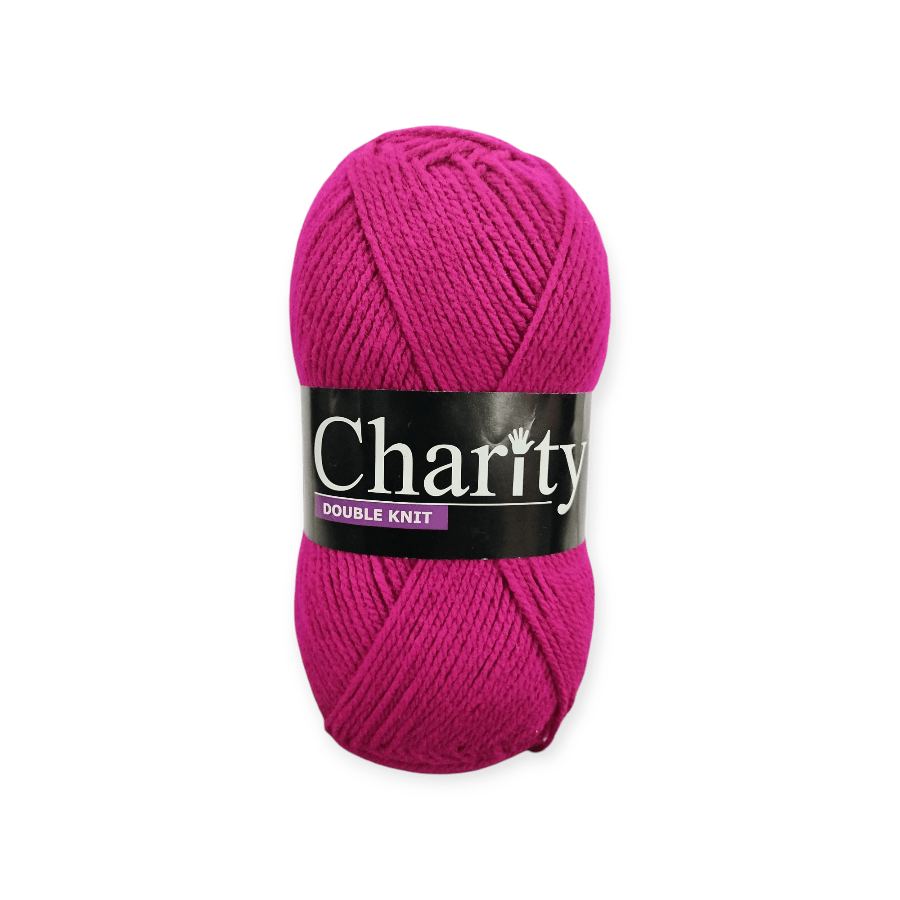 MHC WORLD Wool Cranberry Charity DK Pullskein Wool 100g