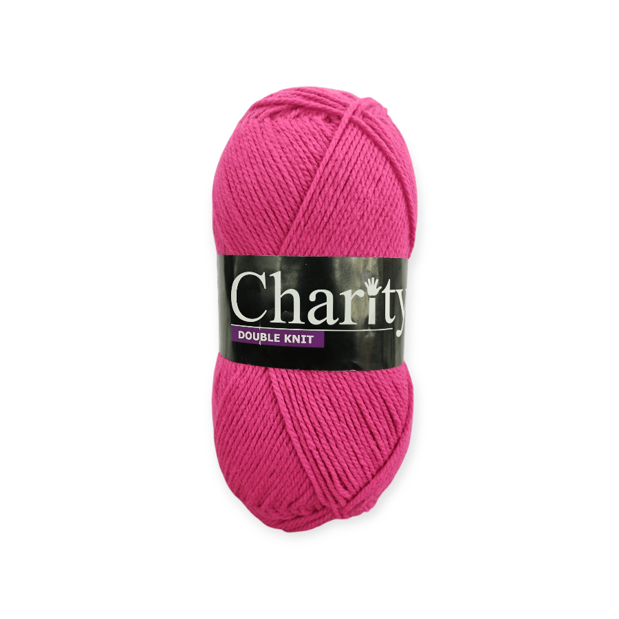 MHC WORLD Wool Fuschia Charity DK Pullskein Wool 100g