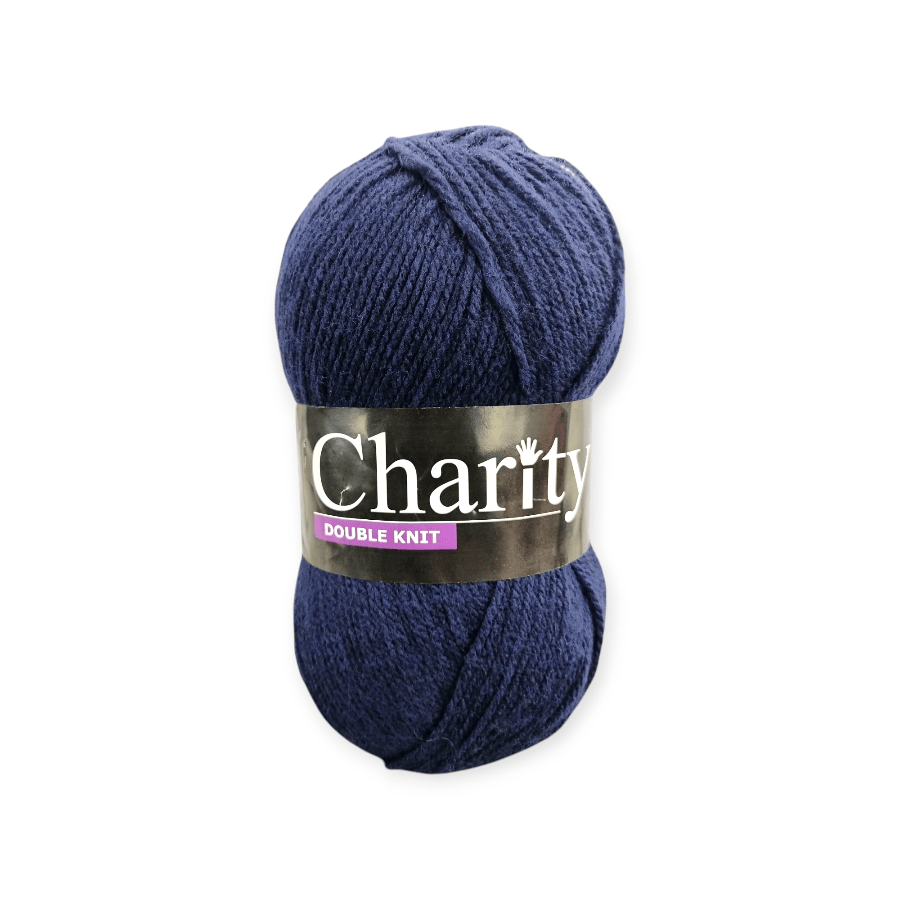 MHC WORLD Wool Navy Charity DK Pullskein Wool 100g