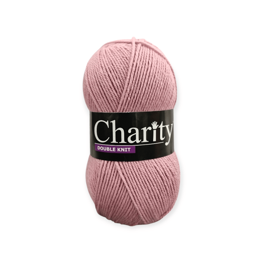 MHC WORLD Wool Pale Rose Charity DK Pullskein Wool 100g