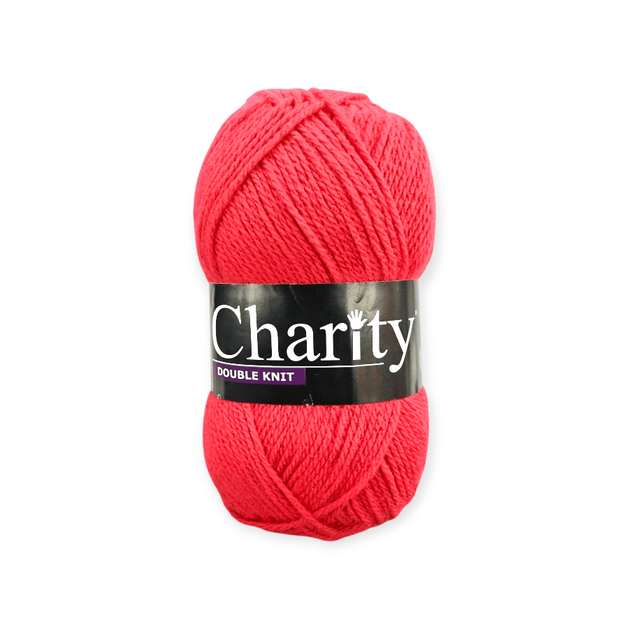 MHC WORLD Wool Red Charity DK Pullskein Wool 100g