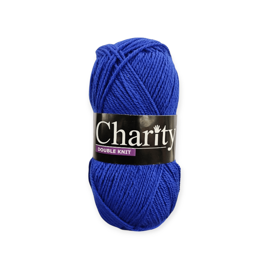 MHC WORLD Wool Royal Blue Charity DK Pullskein Wool 100g