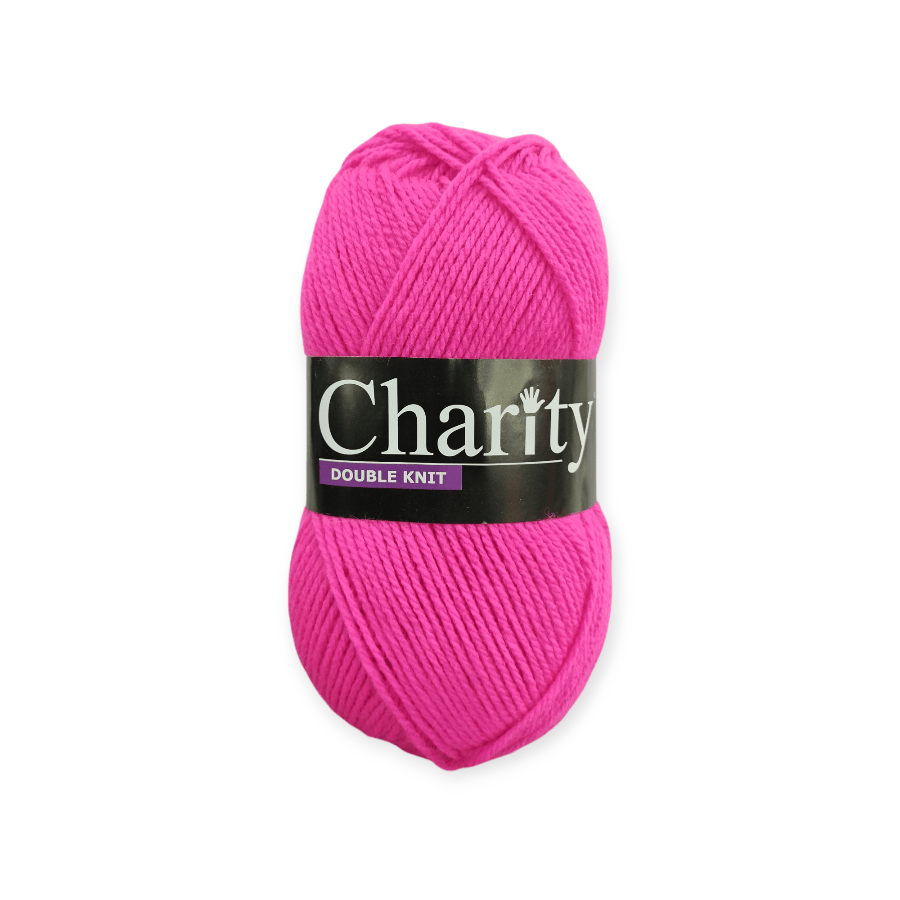 MHC WORLD Wool Tiger Cerise Charity DK Pullskein Wool 100g