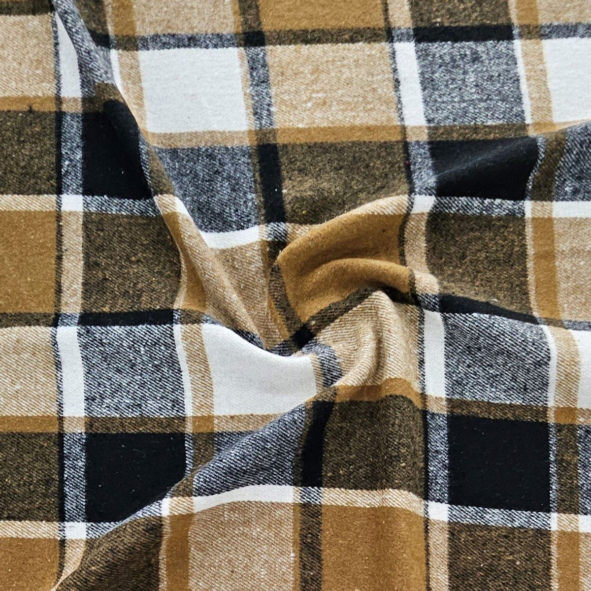 MHC WORLD WOVEN CHECK Brown Woven Winter Check 150cm