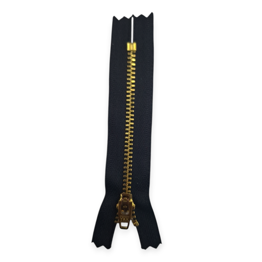 MHC WORLD Ykk Metal Gold C/End zip Ykk Metal Gold C/End zip Black