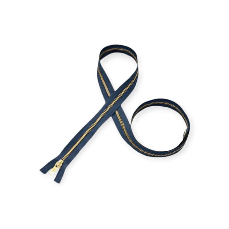 MHC World YKK Metal Gold Dark Navy / 45cm YKK Metal Gold