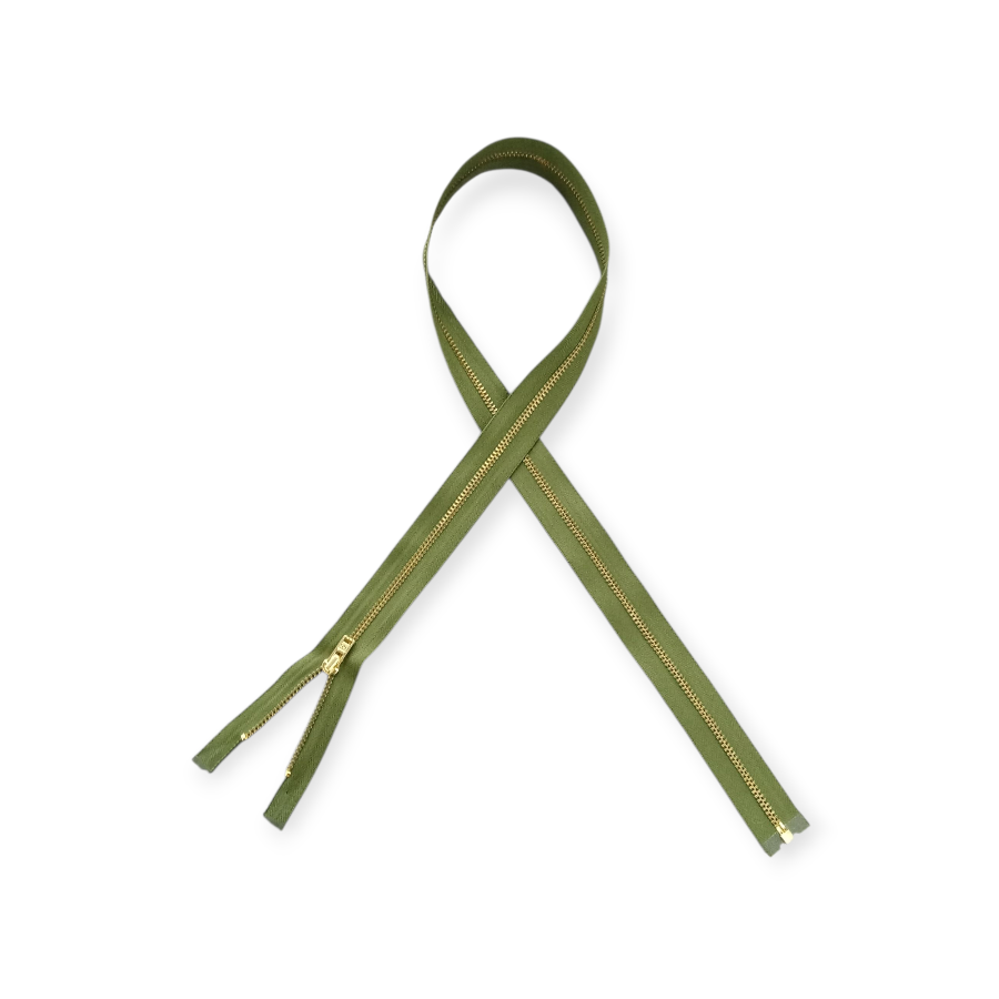 MHC World YKK Metal Gold Olive / 55cm YKK Metal Gold