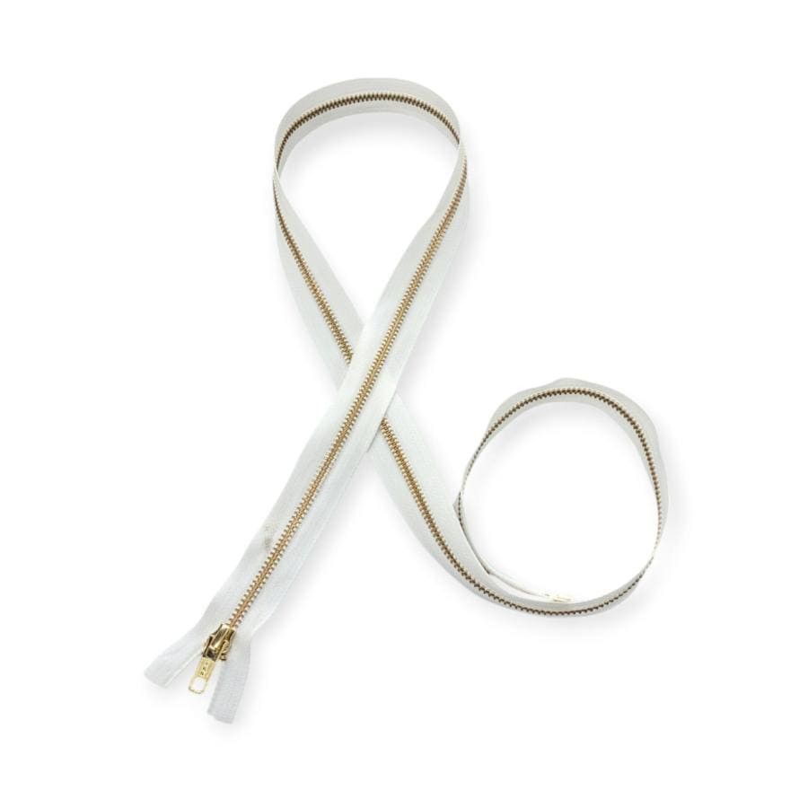 MHC World YKK Metal Gold White / 45cm YKK Metal Gold