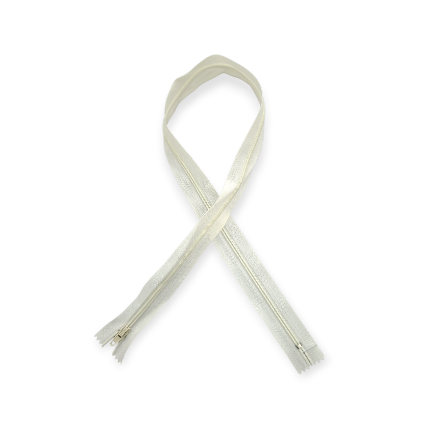 MHC WORLD YKK Nylon Zip Cream / 15cm Nylon Zip