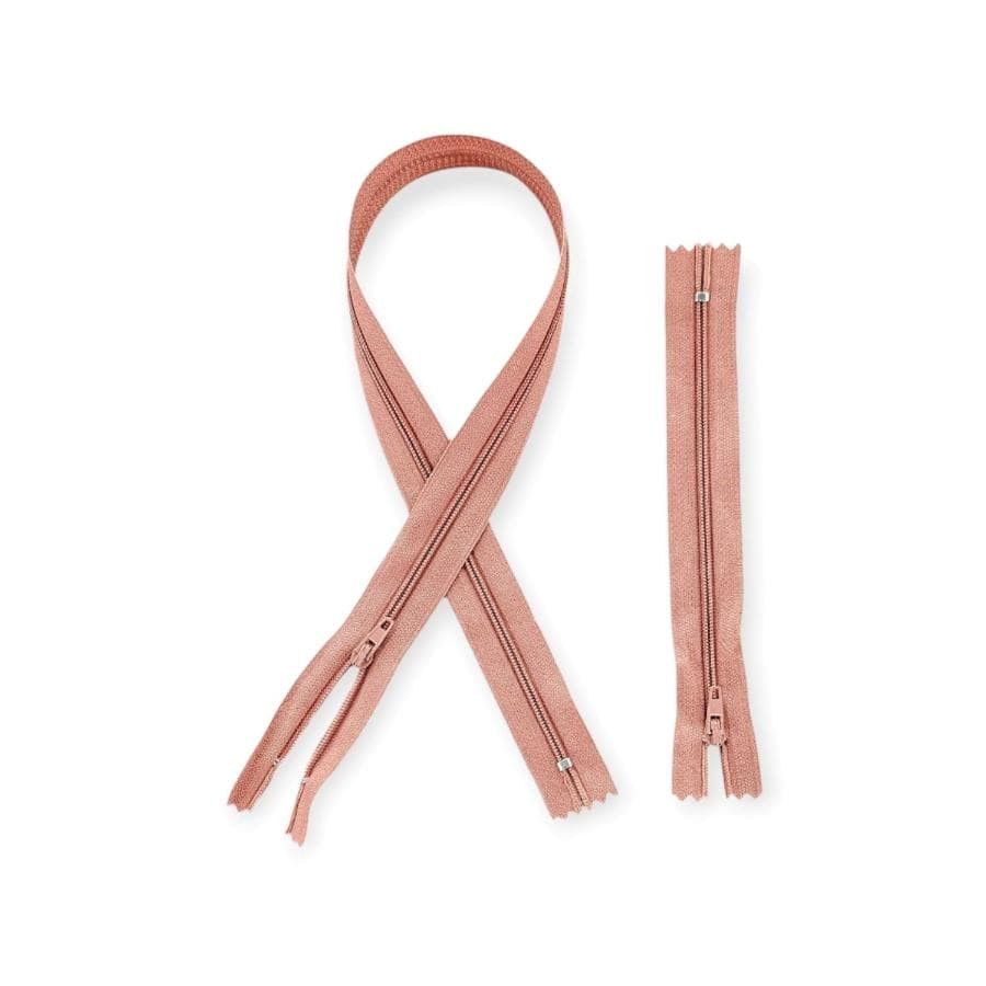 MHC WORLD YKK Nylon Zip Dusty Pink / 15cm Nylon Zip