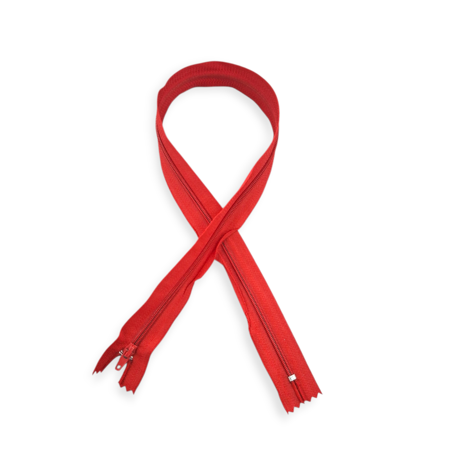 MHC WORLD YKK Nylon Zip Red / 15cm Nylon Zip