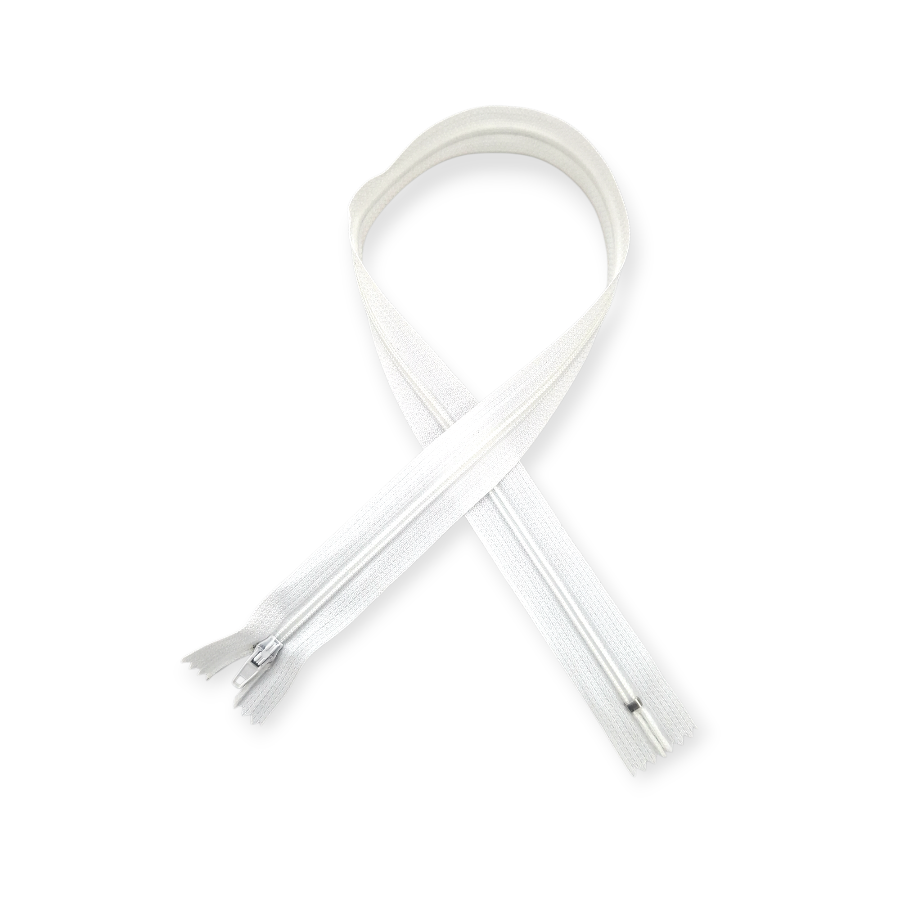 MHC WORLD YKK Nylon Zip White / 15cm Nylon Zip