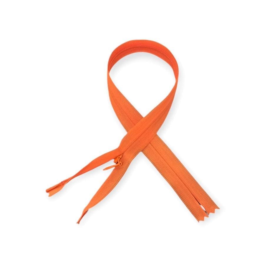 MHC WORLD Ykk Zips Orange / 35cm YKK Invisible Zip