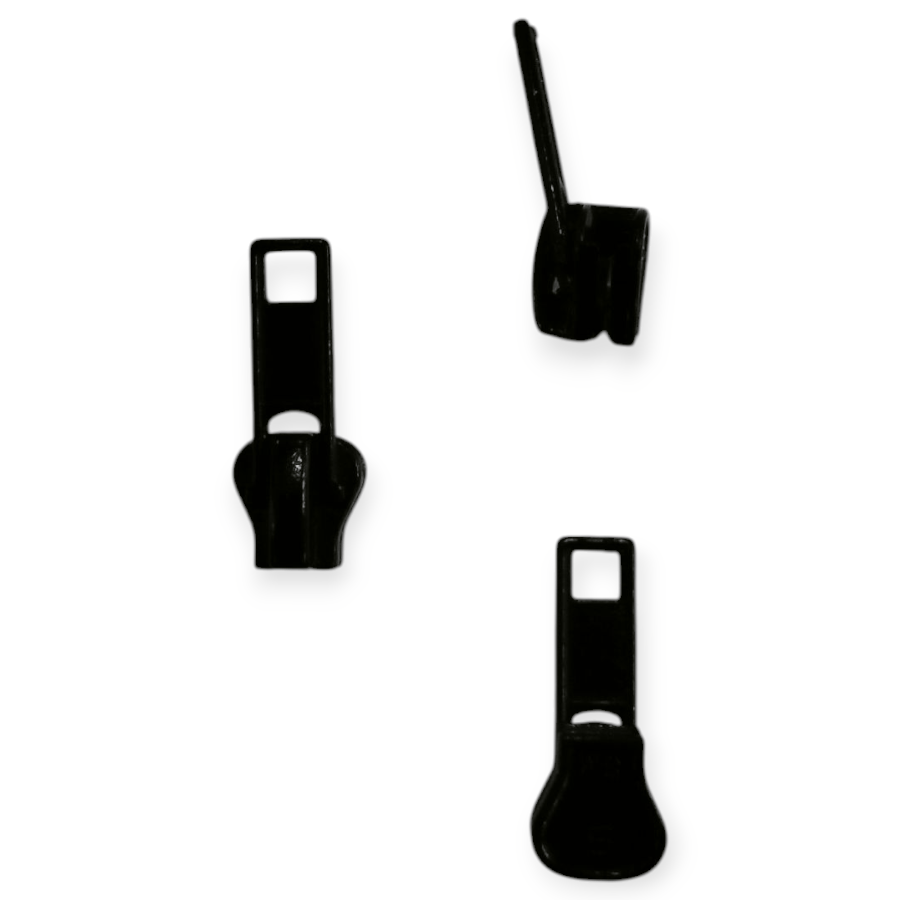 MHC WORLD Zip Slider #5 Chunky Black Zip Slider #5