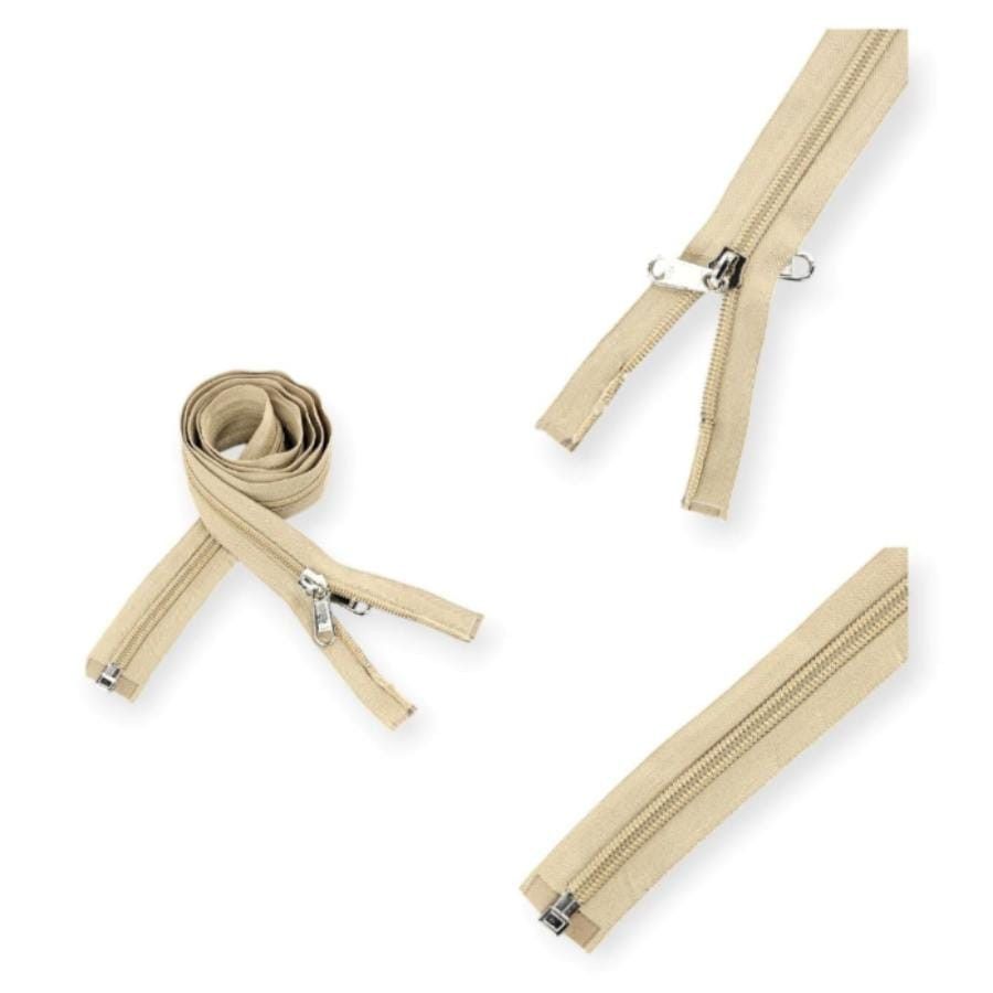MHC WORLD Zips 1m / Beige Open End Zip #10
