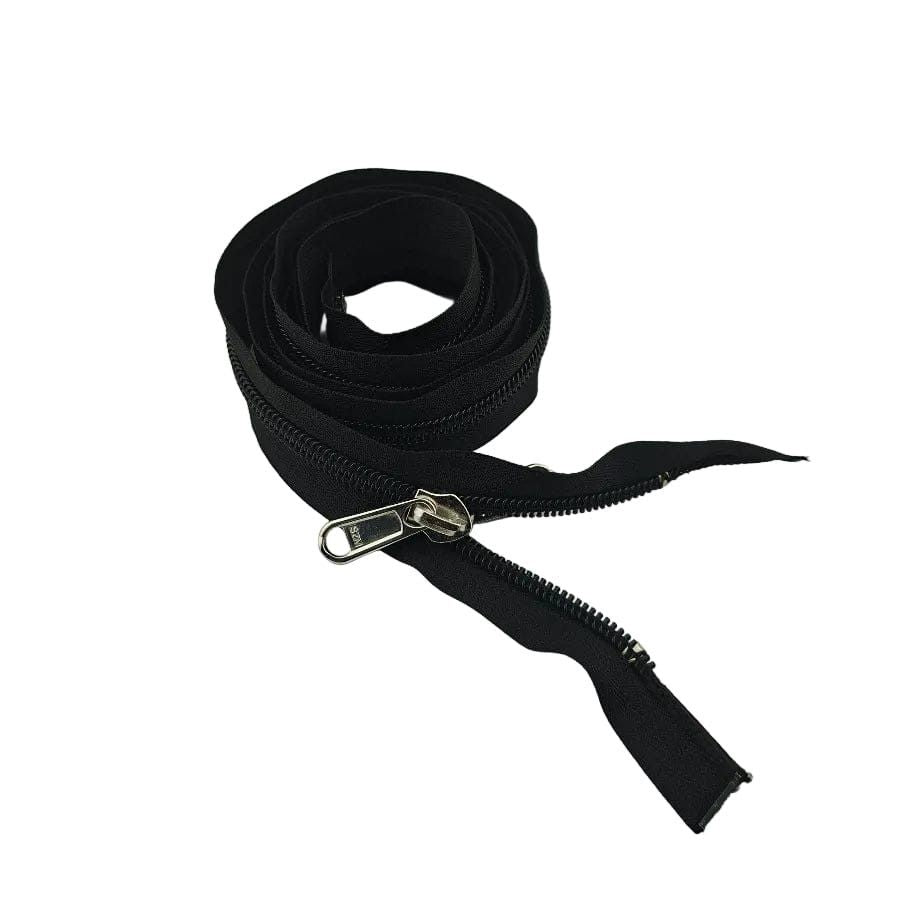 MHC WORLD Zips Black Open End #10 2m Beige Zip