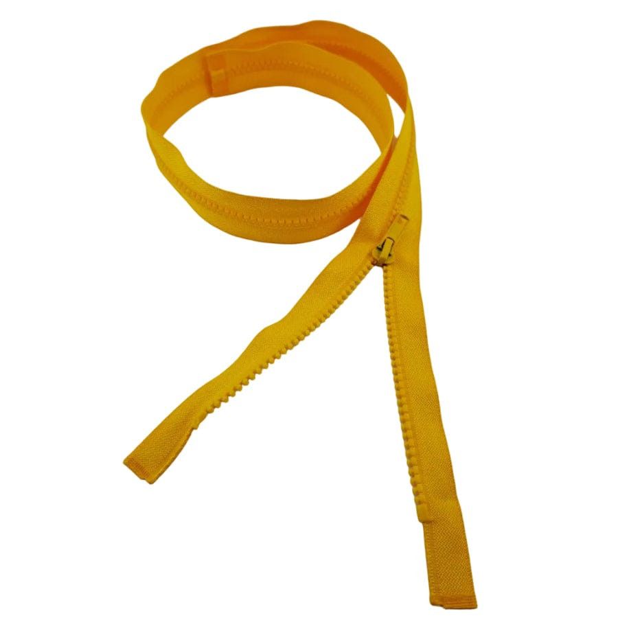 MHC WORLD Zips Gold Chunky Open End Zip 75cm