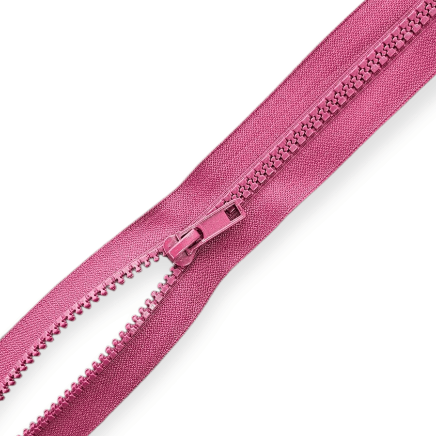 MHC WORLD Zips Maroon Chunky Open End Zips 70cm