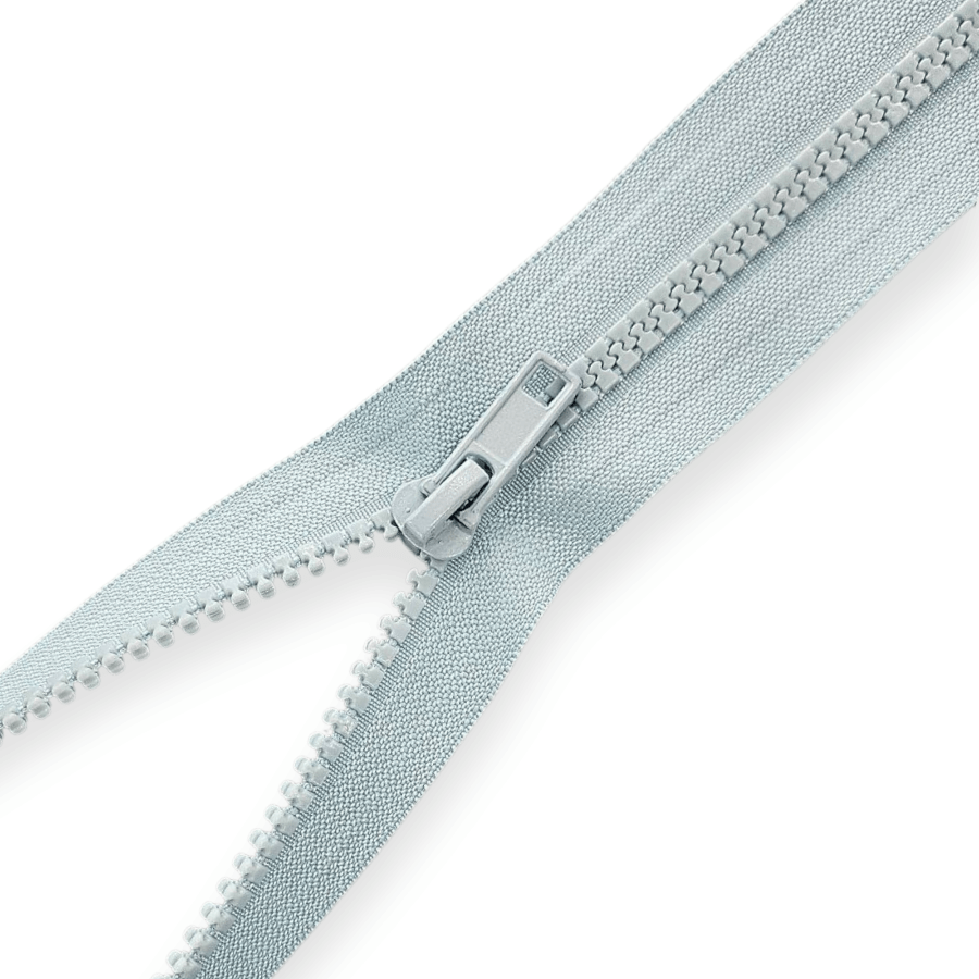MHC WORLD Zips Powder Blue Chunky Open End Zips 70cm