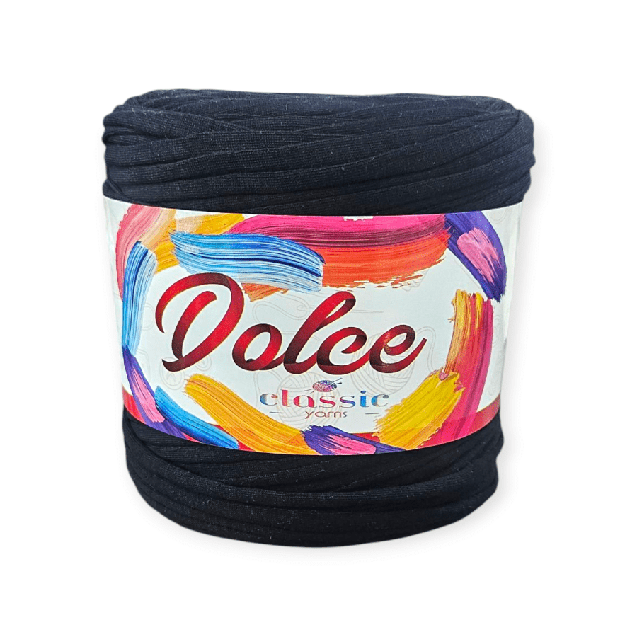 MHC Yarn Black Dolce Yarn 100g
