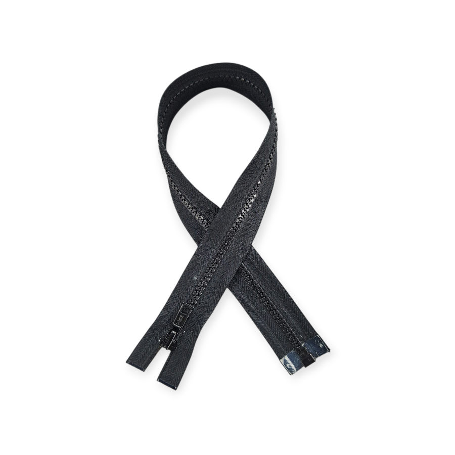 MHC Zips Black YKK Chunky Zip 45cm