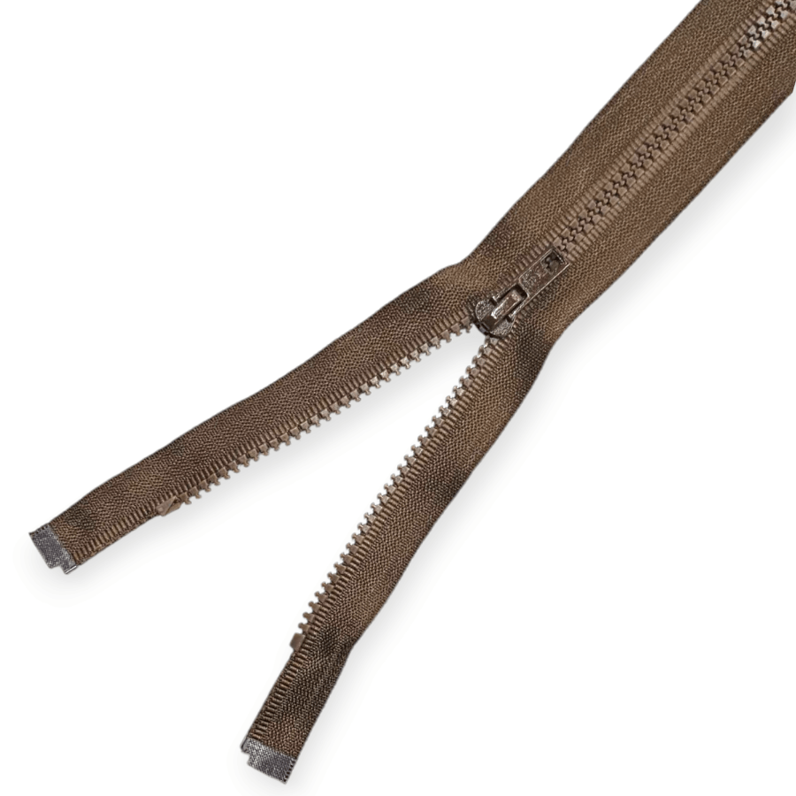 MHC Zips Chocolate Chunky Open End Zip 25cm