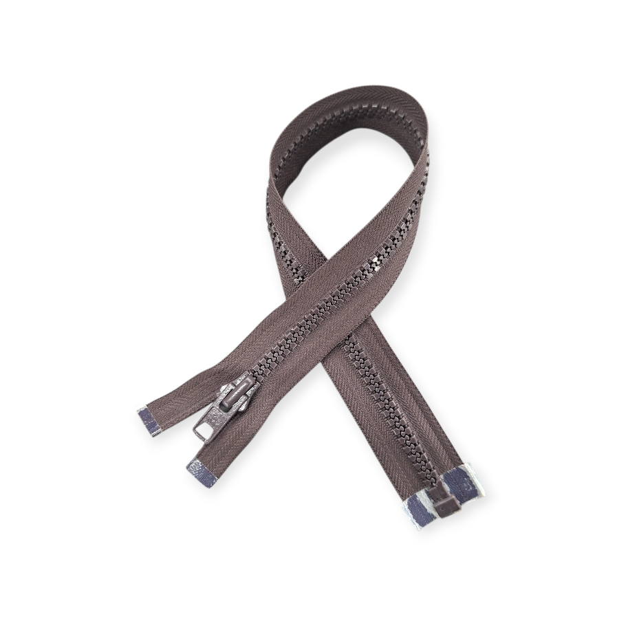 MHC Zips Chocolate YKK Chunky Zip 45cm