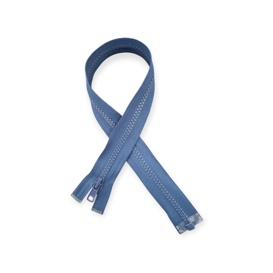 MHC Zips Cool Blue Chunky Open End Zip 45cm