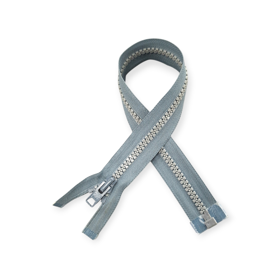 MHC Zips Grey YKK Chunky Zip 45cm