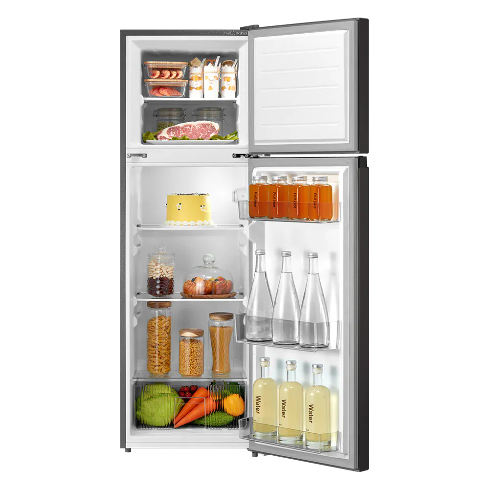 MIDEA Fridge/Freezer Midea HD-216FN-BLACK 173L Top Freezer Refrigerator