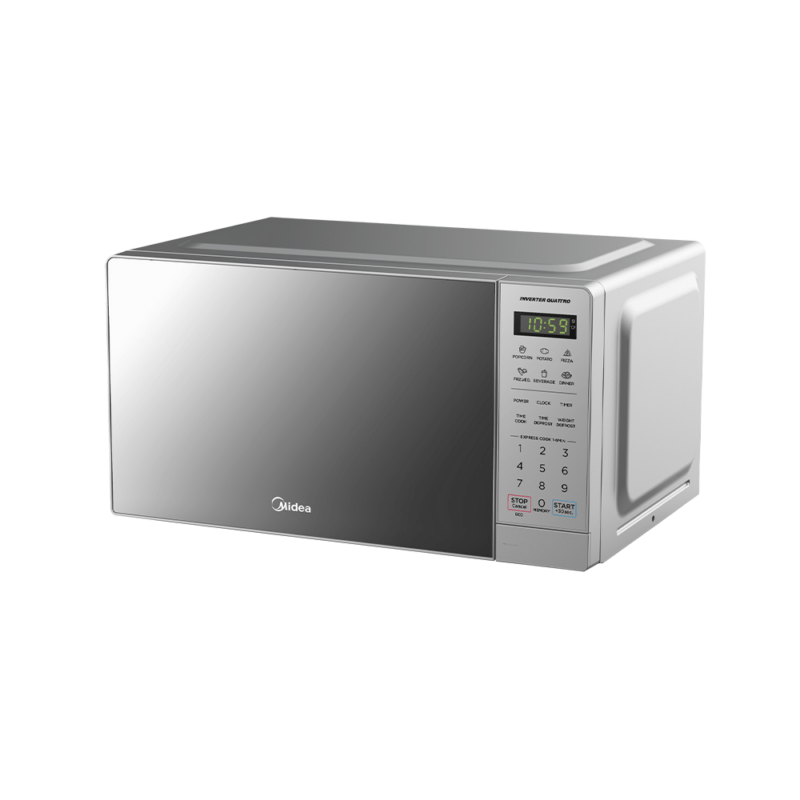 Midea Microwave Midea 20L Silver Digital Microwave EM20 (7819280449625)
