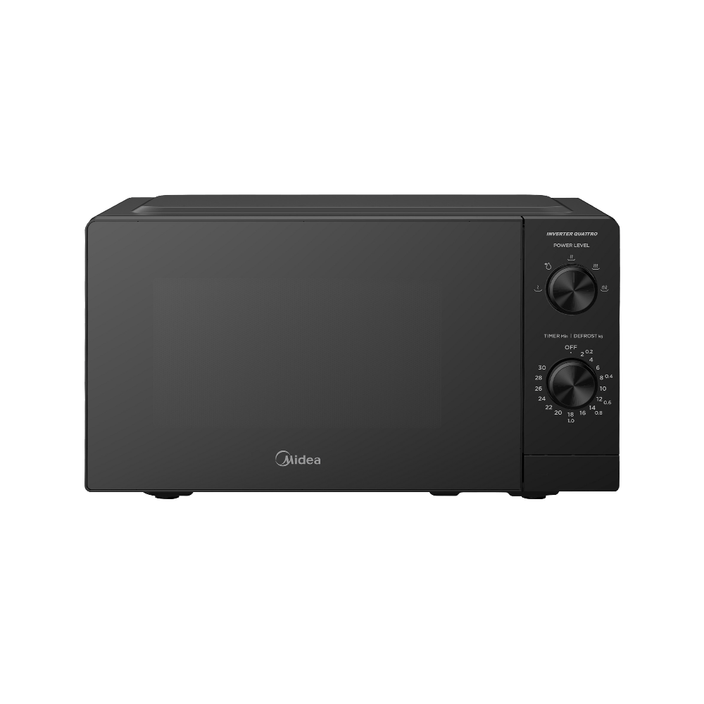 MIDEA Microwave Midea 20L White Manual Inverter Microwave MM20BLACK (7724249940057)