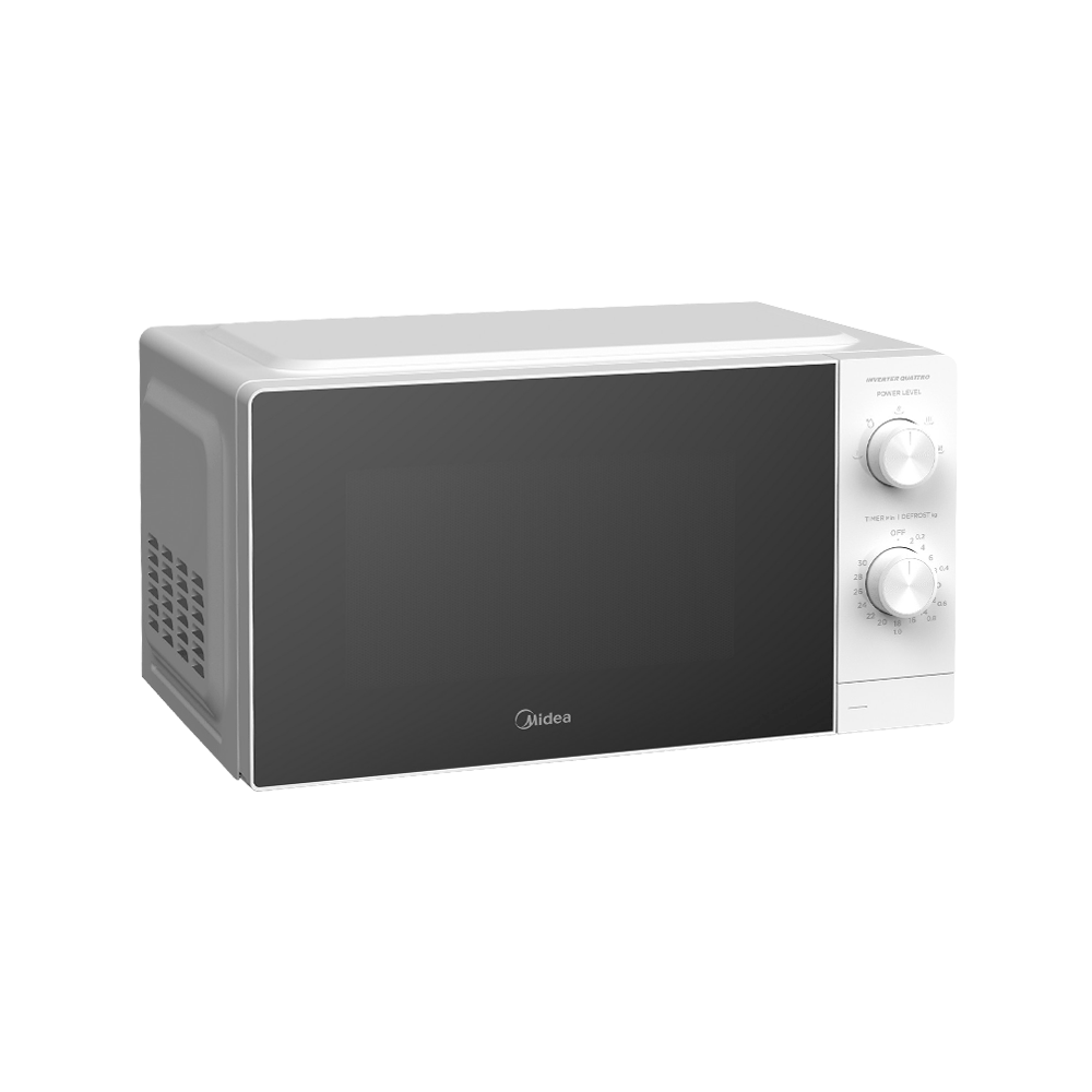 MIDEA Microwave Midea 20L White Manual Inverter Microwave MM20WHITE (7723479728217)