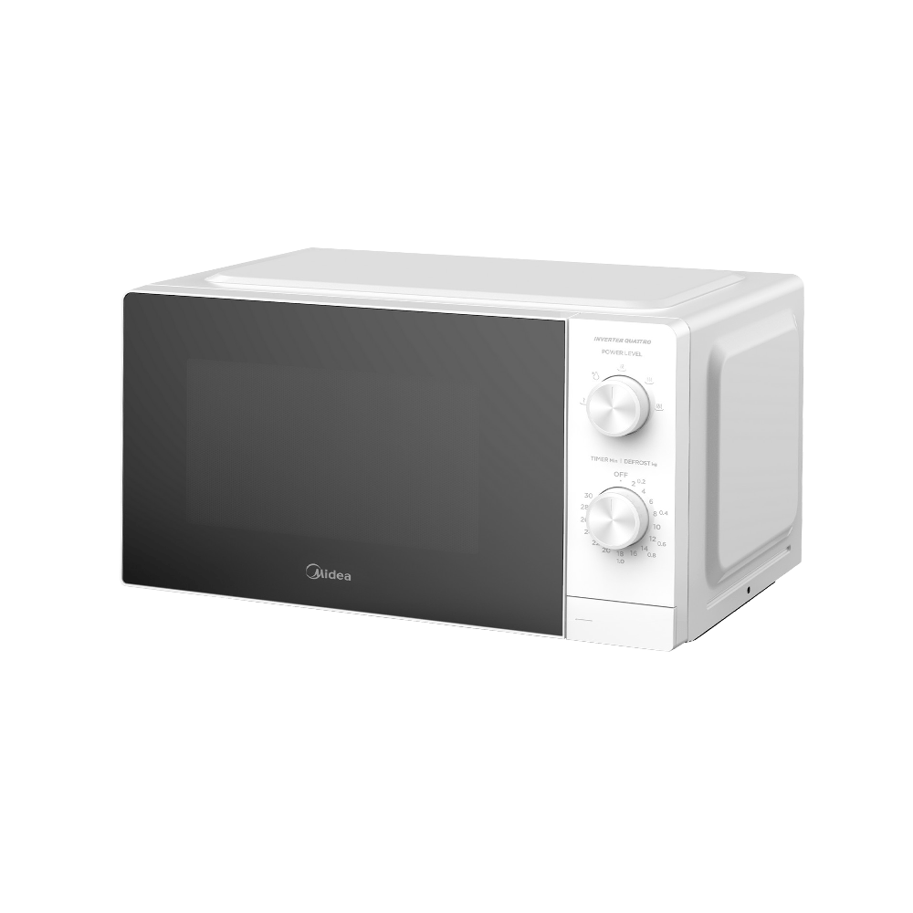 MIDEA Microwave Midea 20L White Manual Inverter Microwave MM20WHITE (7723479728217)