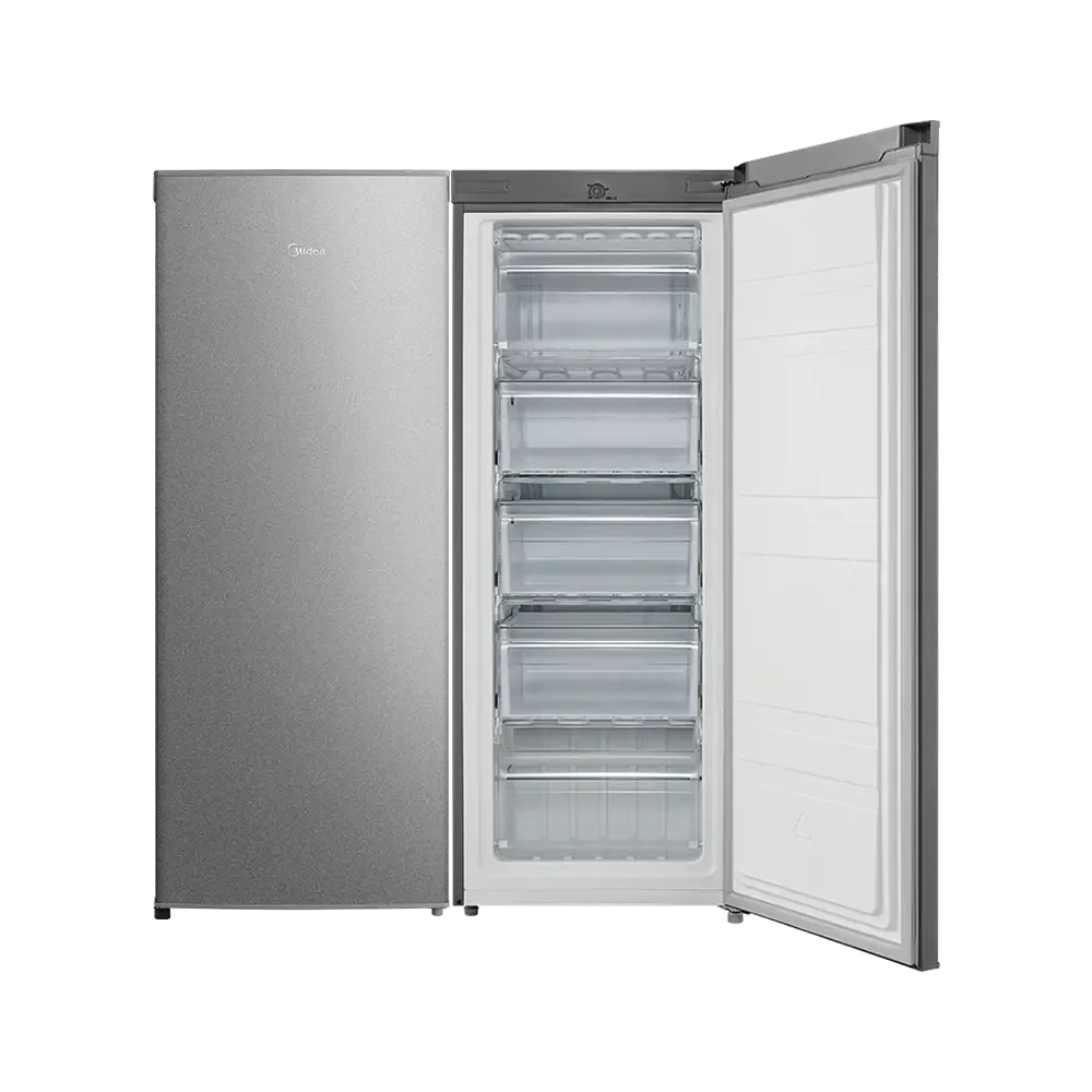 MIDEA Refrigerators Midea 231L Silver Upright Fridge HS-306LN